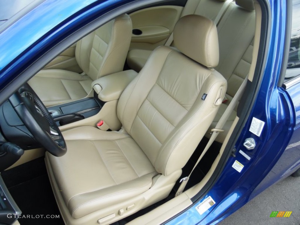 Ivory Interior 2010 Honda Accord EX-L V6 Coupe Photo #108140724