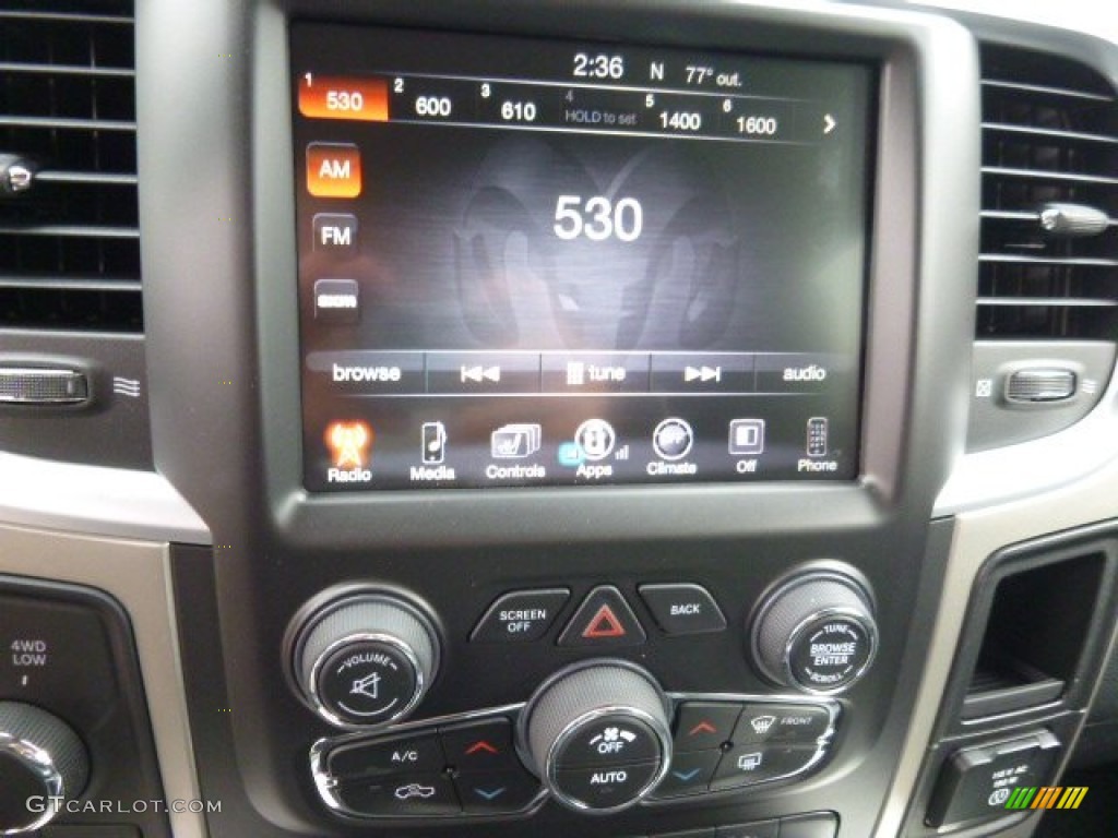 2016 Ram 2500 Big Horn Crew Cab 4x4 Controls Photo #108140757