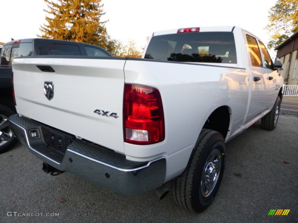 2016 2500 Tradesman Crew Cab 4x4 - Bright White / Black/Diesel Gray photo #8