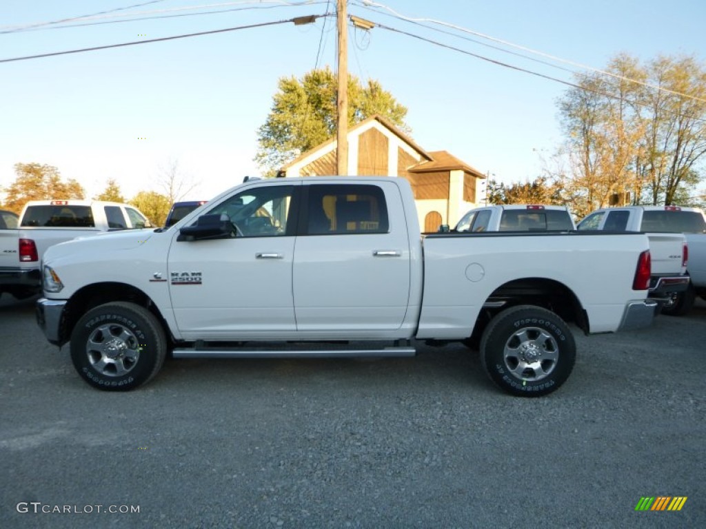 2016 2500 Big Horn Crew Cab 4x4 - Bright White / Black/Diesel Gray photo #5