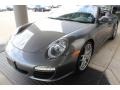 2010 Meteor Grey Metallic Porsche 911 Carrera S Cabriolet  photo #9