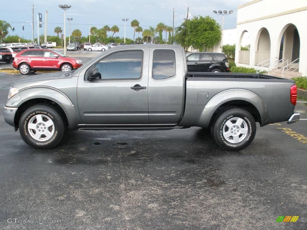 2007 Frontier SE King Cab - Storm Gray / Graphite photo #1