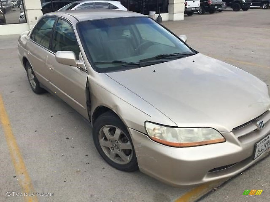 2000 Accord SE Sedan - Naples Gold Metallic / Ivory photo #1