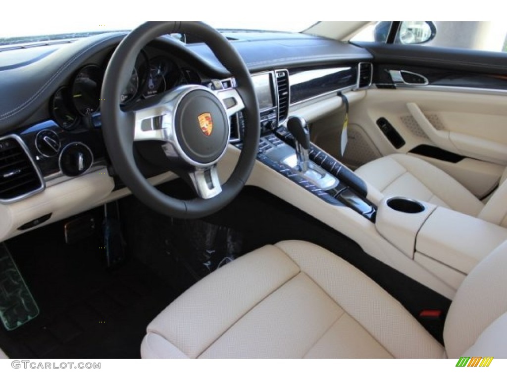 Agate Grey/Cream Interior 2016 Porsche Panamera S E-Hybrid Photo #108149776