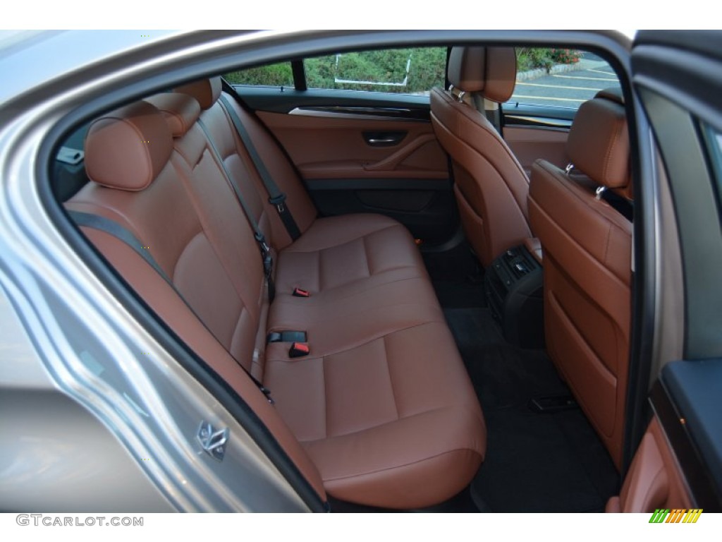 2013 5 Series 528i xDrive Sedan - Cashmere Silver Metallic / Cinnamon Brown photo #24