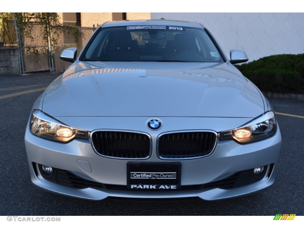 2013 3 Series 328i xDrive Sedan - Glacier Silver Metallic / Black photo #7