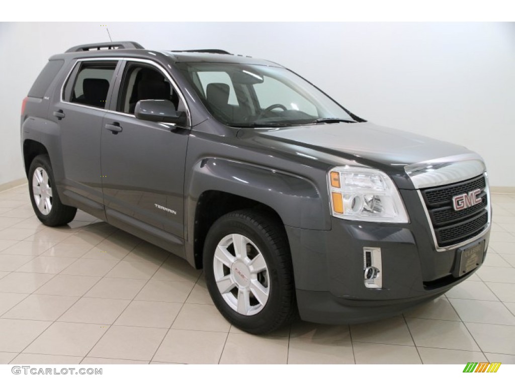 2010 Terrain SLE - Cyber Gray Metallic / Jet Black photo #1