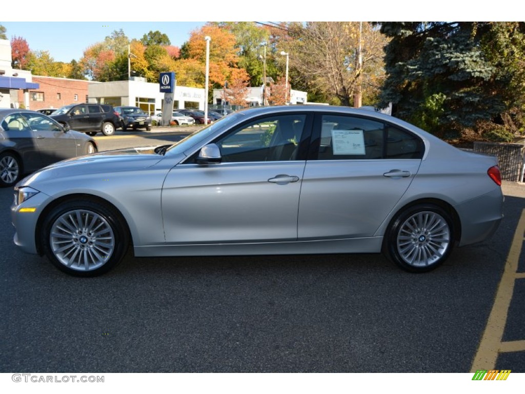 2013 3 Series 328i xDrive Sedan - Glacier Silver Metallic / Black photo #5