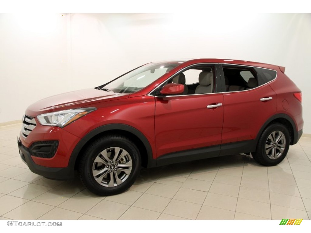 Serrano Red 2015 Hyundai Santa Fe Sport 2.4 AWD Exterior Photo #108152249