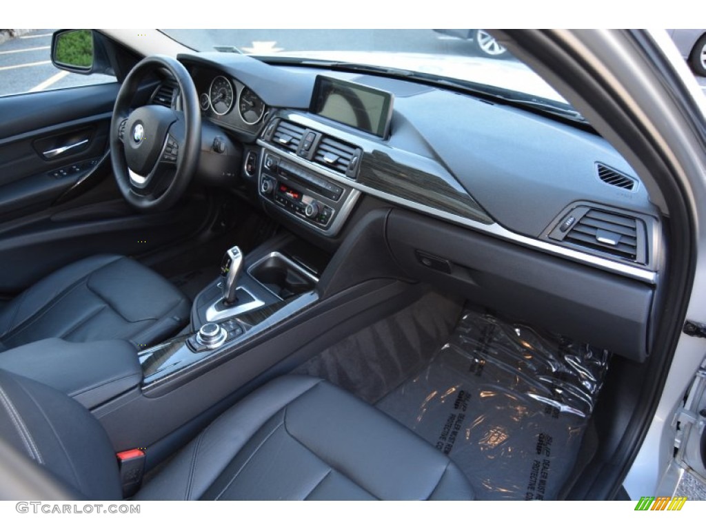 2013 3 Series 328i xDrive Sedan - Glacier Silver Metallic / Black photo #27