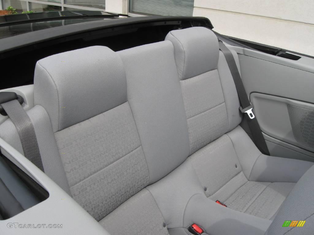 2009 Mustang V6 Convertible - Black / Light Graphite photo #4