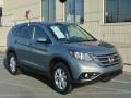 2012 Opal Sage Metallic Honda CR-V EX 4WD  photo #1