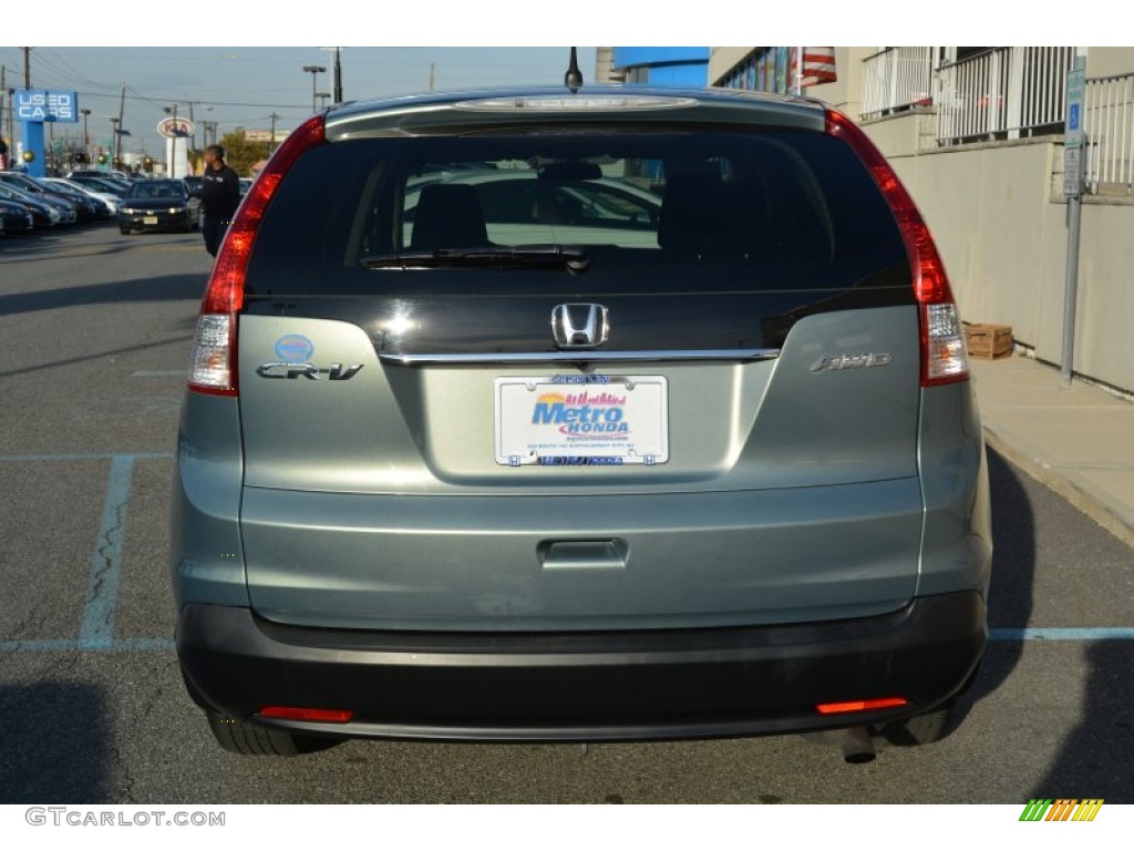 2012 CR-V EX 4WD - Opal Sage Metallic / Black photo #4