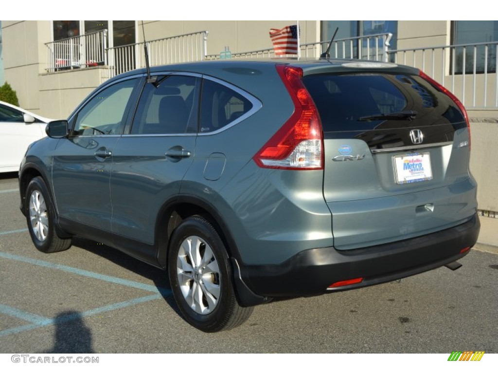 2012 CR-V EX 4WD - Opal Sage Metallic / Black photo #5