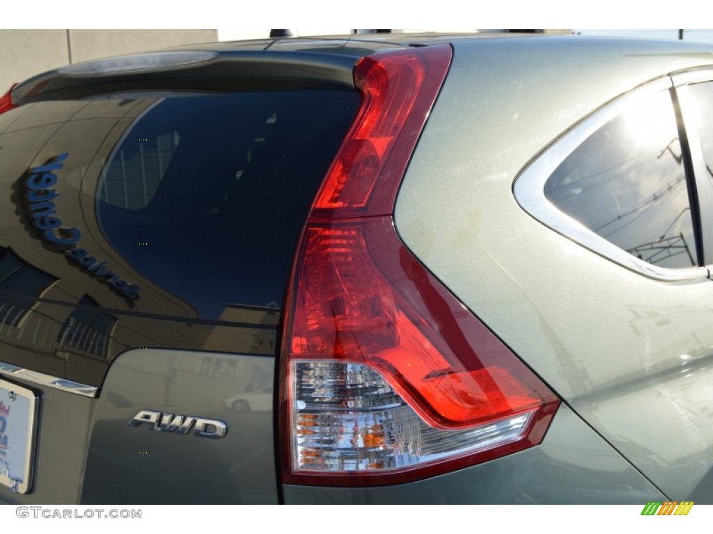 2012 CR-V EX 4WD - Opal Sage Metallic / Black photo #22