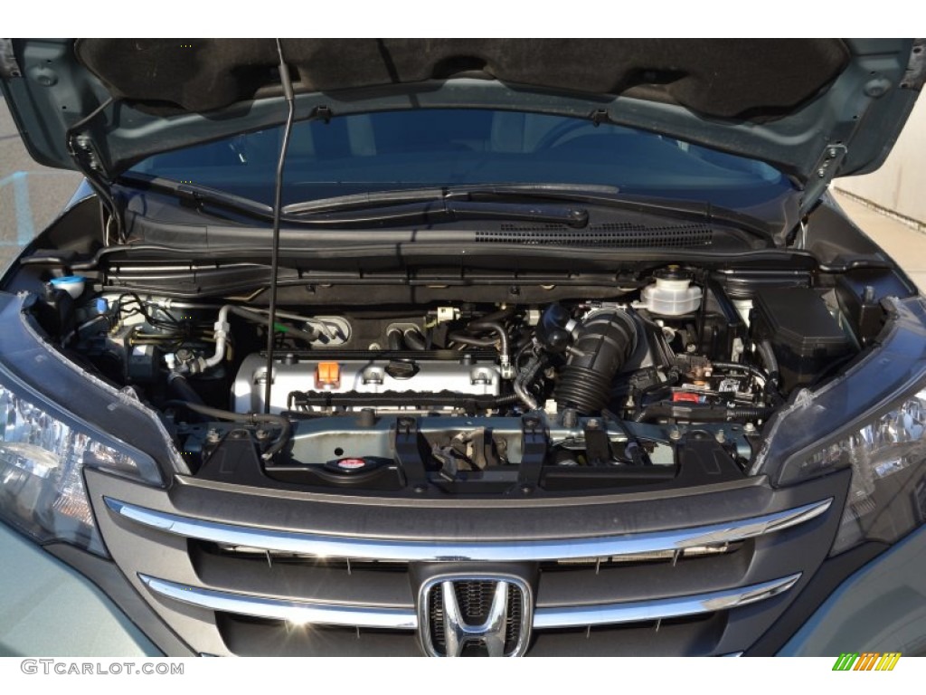 2012 CR-V EX 4WD - Opal Sage Metallic / Black photo #28