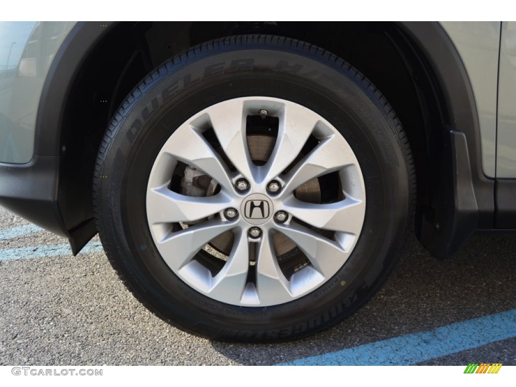 2012 CR-V EX 4WD - Opal Sage Metallic / Black photo #30