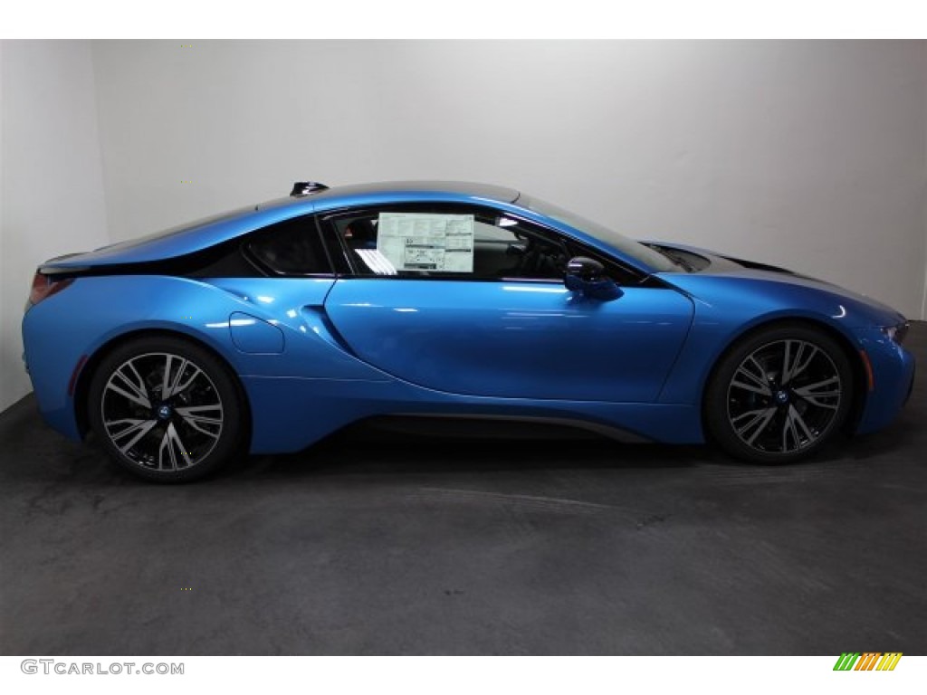 2015 i8 Pure Impulse World - Protonic Blue Metallic / Pure Impulse Carum Spice Grey photo #2