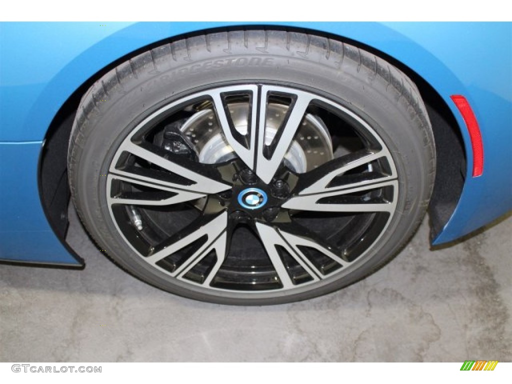 2015 i8 Pure Impulse World - Protonic Blue Metallic / Pure Impulse Carum Spice Grey photo #4