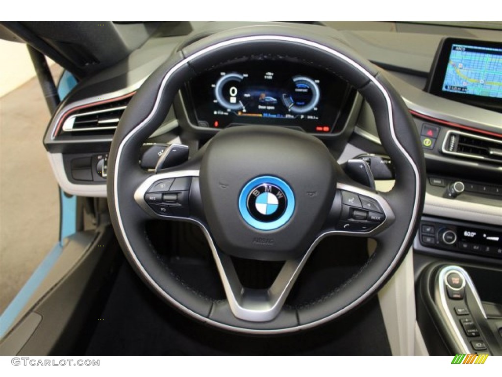 2015 i8 Pure Impulse World - Protonic Blue Metallic / Pure Impulse Carum Spice Grey photo #9
