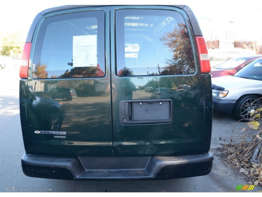 2011 Express 1500 Work Van - Dark Green Metallic / Medium Pewter photo #8