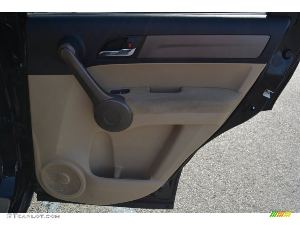 2009 CR-V EX 4WD - Crystal Black Pearl / Ivory photo #23