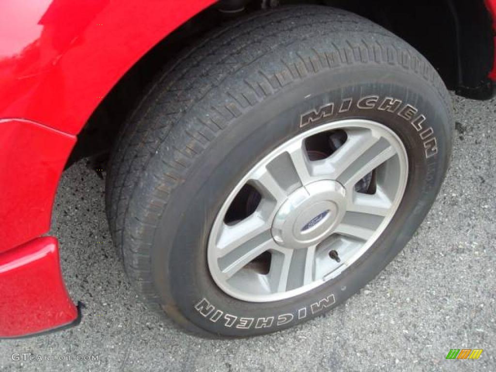 2008 F150 STX Regular Cab - Bright Red / Medium/Dark Flint photo #9
