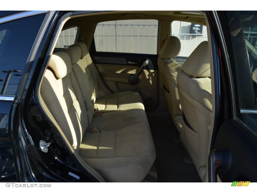 2009 CR-V EX 4WD - Crystal Black Pearl / Ivory photo #24
