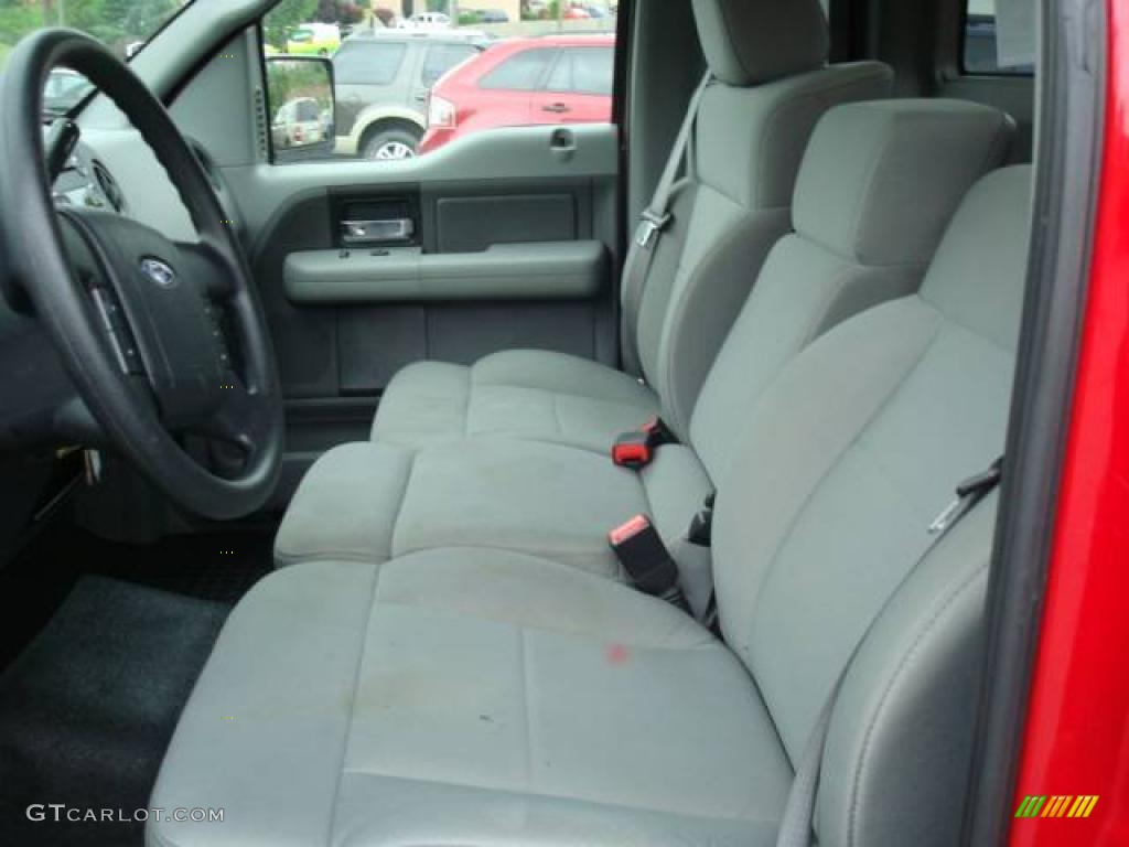 2008 F150 STX Regular Cab - Bright Red / Medium/Dark Flint photo #10