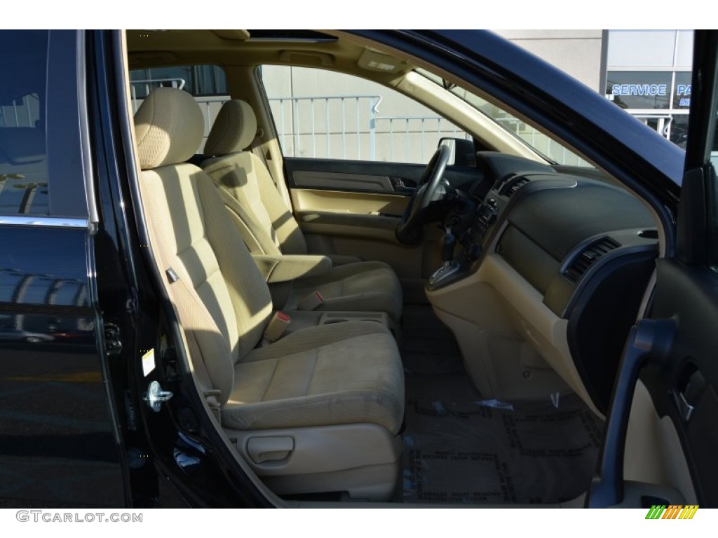 2009 CR-V EX 4WD - Crystal Black Pearl / Ivory photo #27