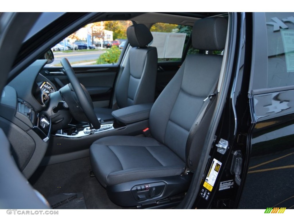 2016 BMW X3 xDrive28i Front Seat Photo #108159359