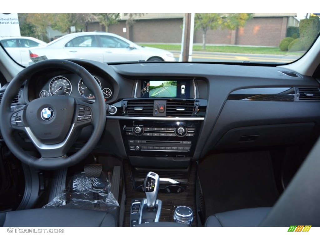 2016 BMW X3 xDrive28i Black Dashboard Photo #108159403