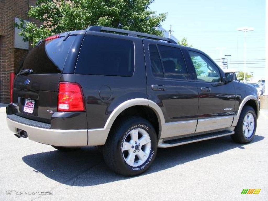 2005 Explorer Eddie Bauer 4x4 - Dark Stone Metallic / Medium Parchment photo #3