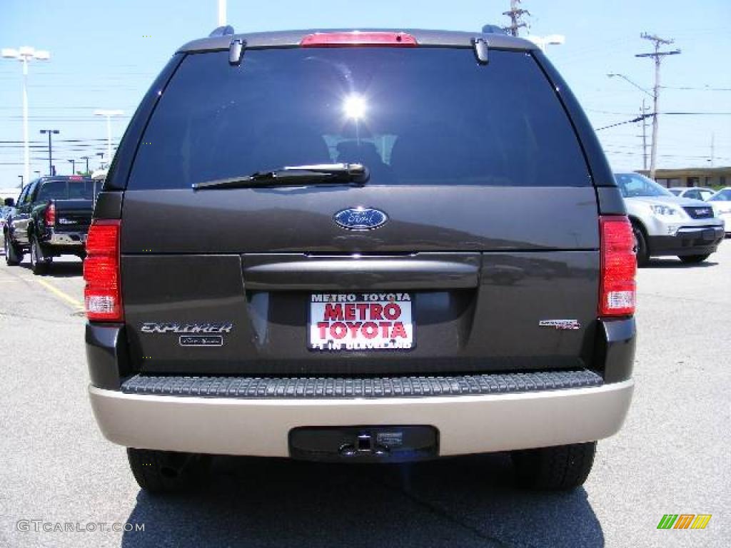 2005 Explorer Eddie Bauer 4x4 - Dark Stone Metallic / Medium Parchment photo #4