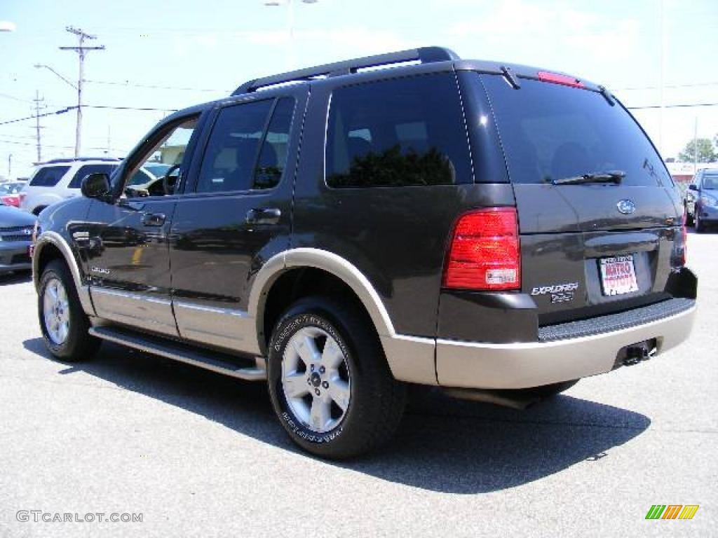 2005 Explorer Eddie Bauer 4x4 - Dark Stone Metallic / Medium Parchment photo #5