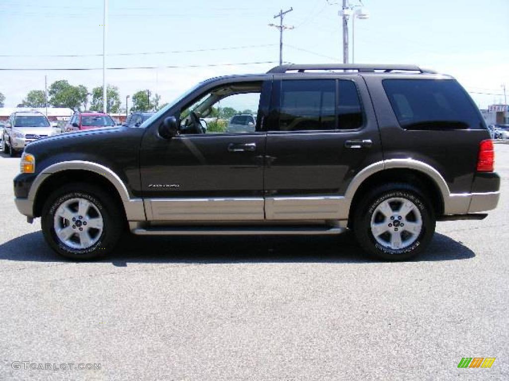 2005 Explorer Eddie Bauer 4x4 - Dark Stone Metallic / Medium Parchment photo #6
