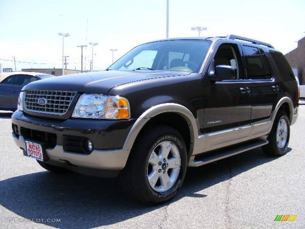 2005 Explorer Eddie Bauer 4x4 - Dark Stone Metallic / Medium Parchment photo #7