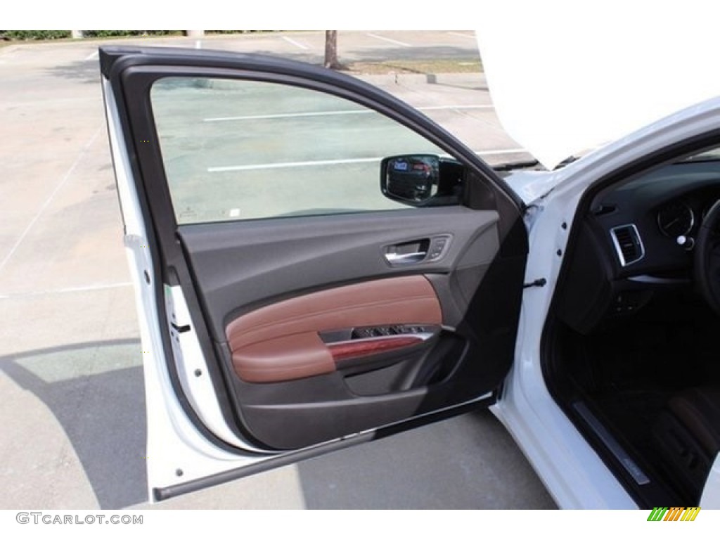 2016 Acura TLX 2.4 Espresso Door Panel Photo #108161227