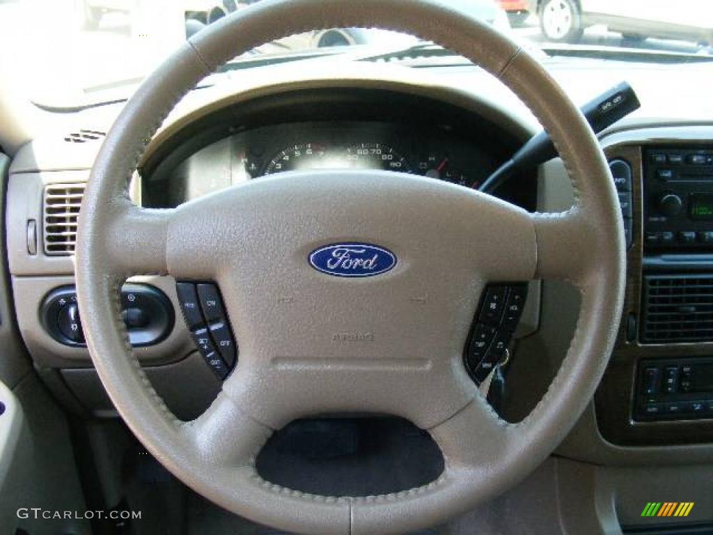 2005 Explorer Eddie Bauer 4x4 - Dark Stone Metallic / Medium Parchment photo #17