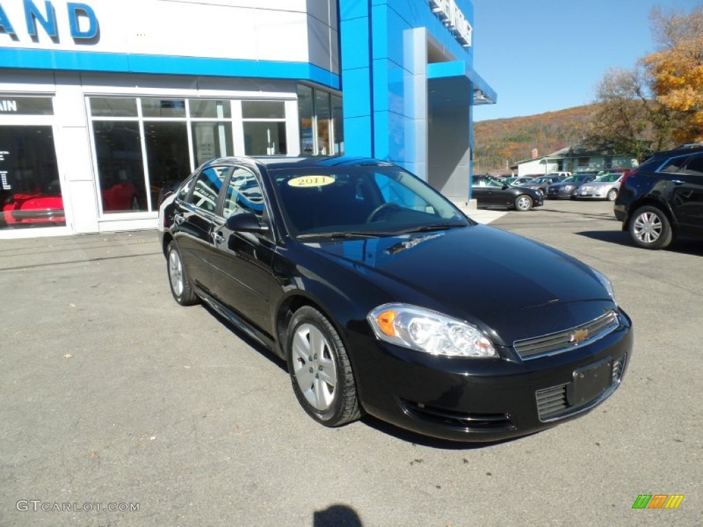 2011 Impala LS - Black / Ebony photo #3