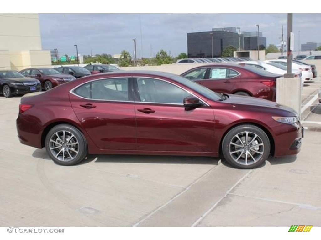 Basque Red Pearl II 2016 Acura TLX 3.5 Advance Exterior Photo #108164563