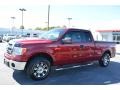 2014 Ruby Red Ford F150 XLT SuperCab  photo #7