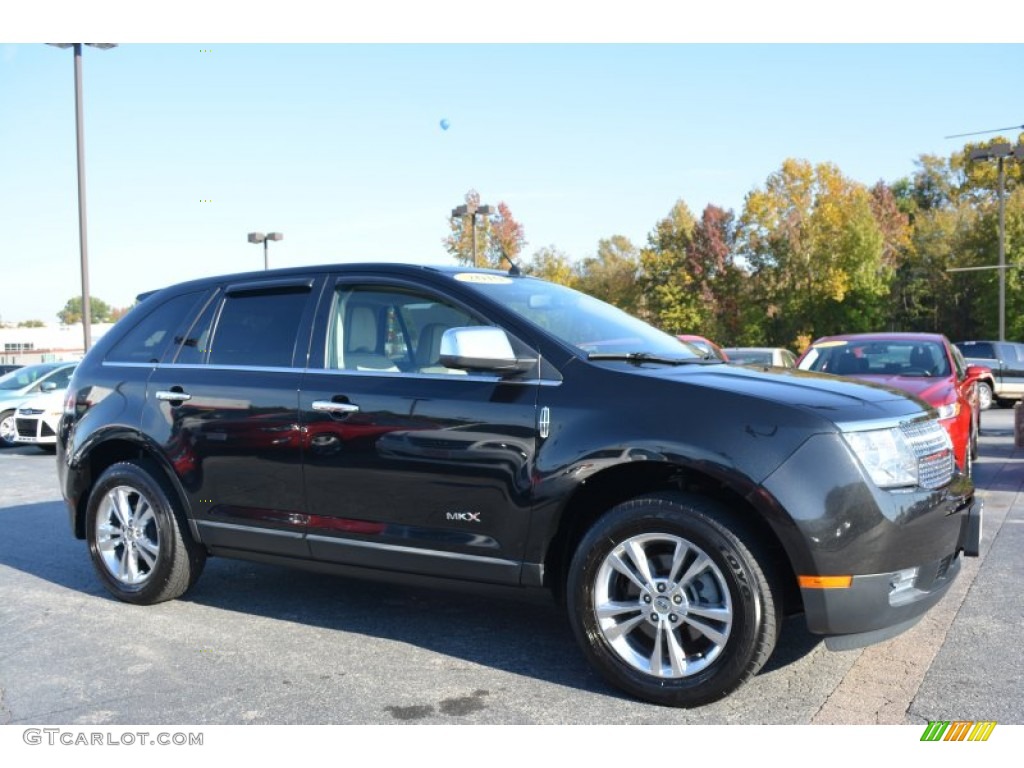 2010 MKX FWD - Tuxedo Black Metallic / Light Camel photo #1