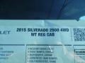 2015 Deep Ocean Blue Metallic Chevrolet Silverado 2500HD WT Regular Cab 4x4  photo #50