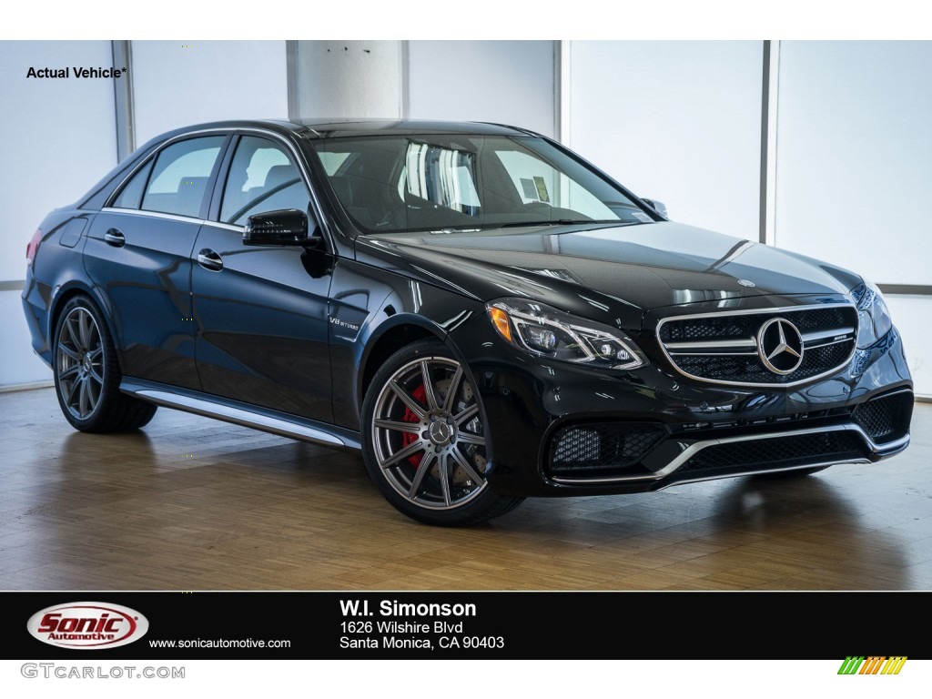 2016 E 63 AMG 4Matic S Sedan - Black / Black photo #1