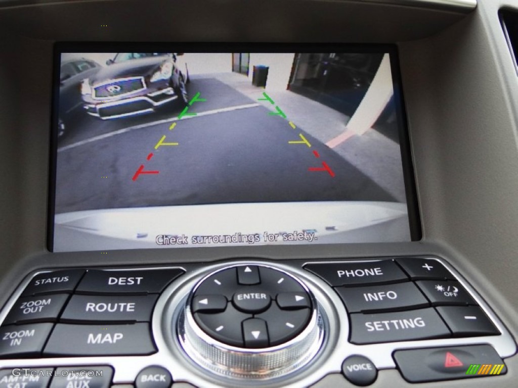 2012 G 37 x AWD Sedan - Moonlight White / Stone photo #18