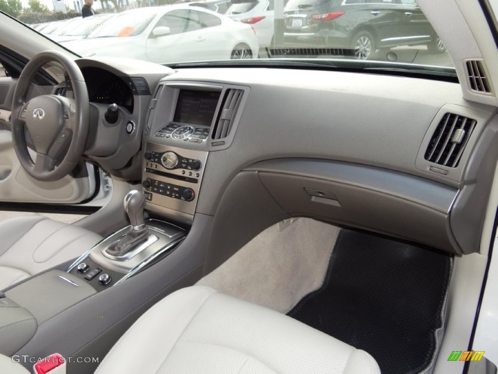 2012 G 37 x AWD Sedan - Moonlight White / Stone photo #23