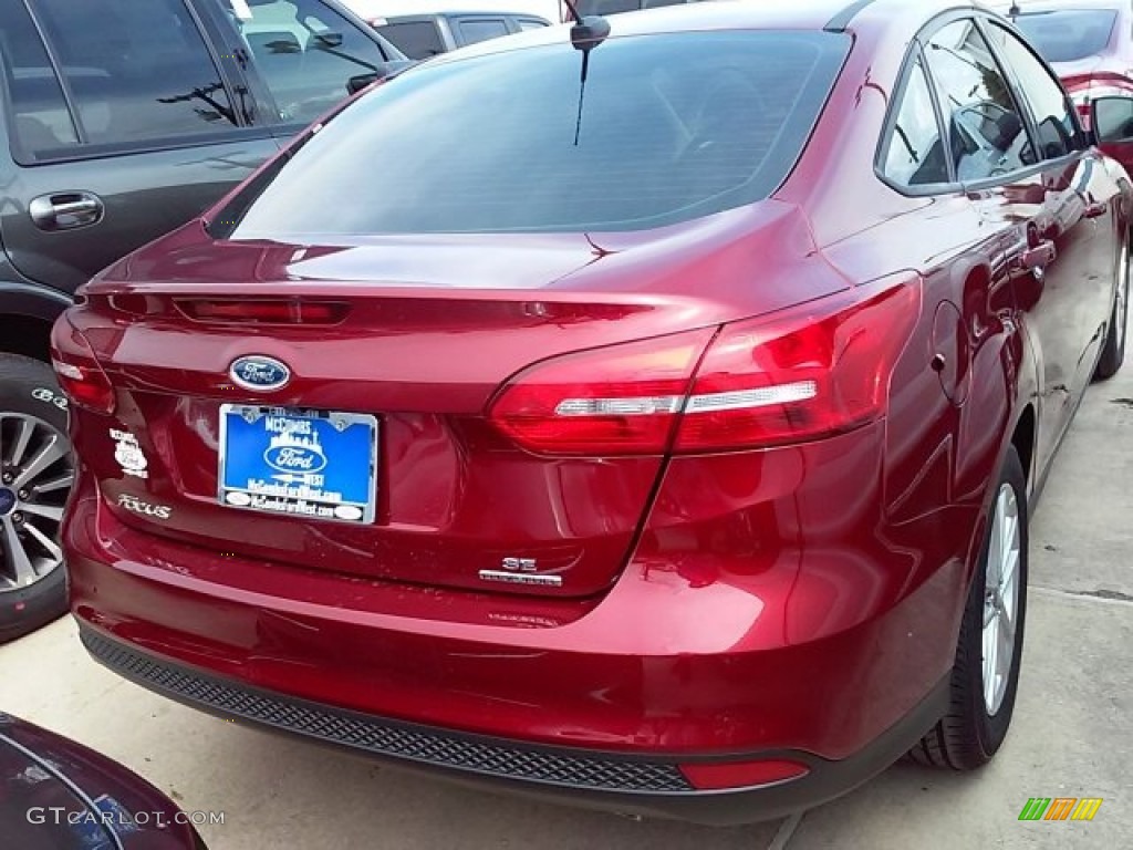 2015 Focus SE Sedan - Ruby Red Metallic / Charcoal Black photo #34