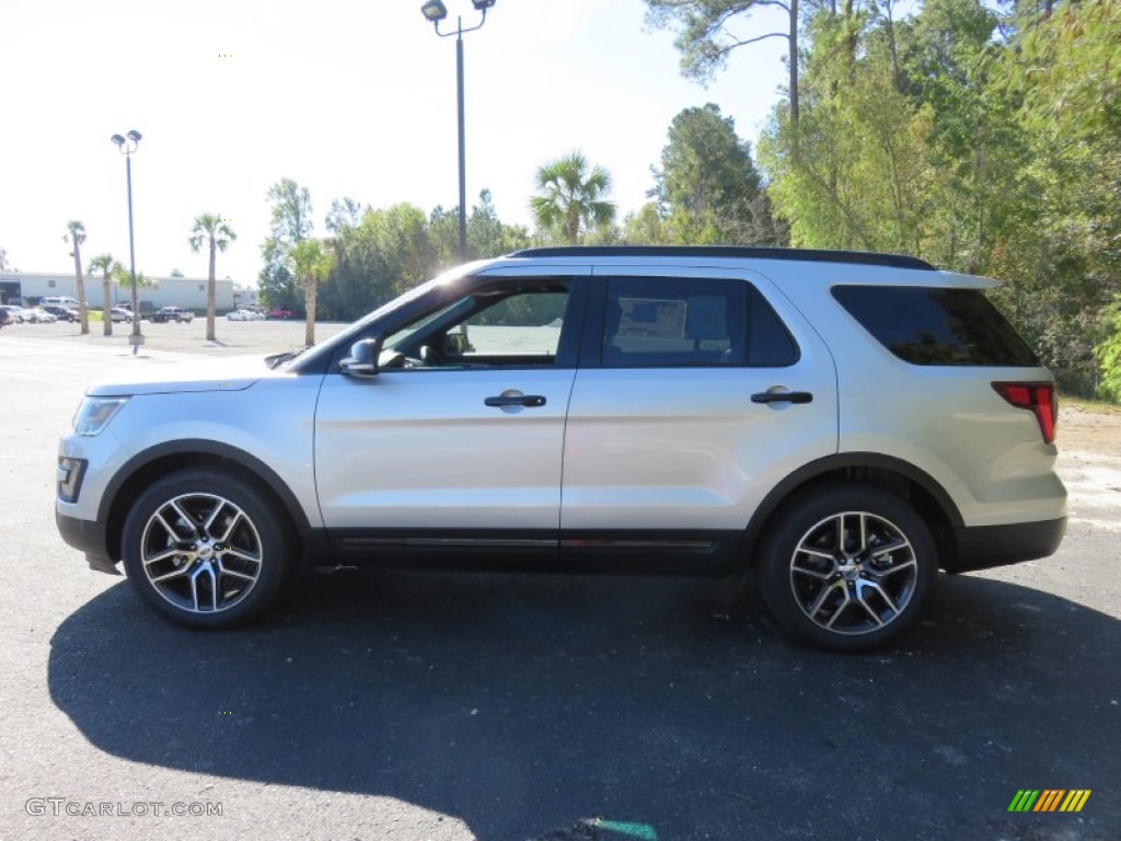 2016 Explorer Sport 4WD - Ingot Silver Metallic / Ebony Black photo #10