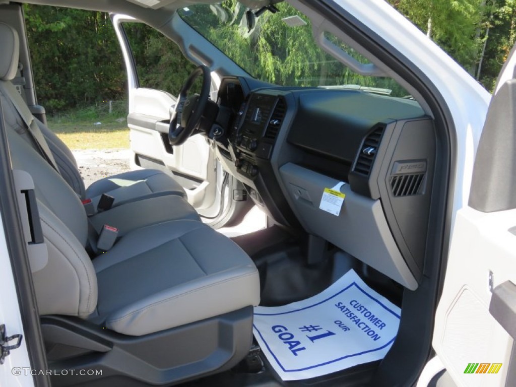 2015 F150 XL SuperCab - Oxford White / Medium Earth Gray photo #20